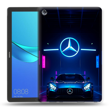Силиконовый чехол на Huawei MediaPad M5 10.8 с принтом Mercedes Мерседес Силиконовый чехол на Huawei MediaPad M5 10.8 с принтом Mercedes Мерседес
