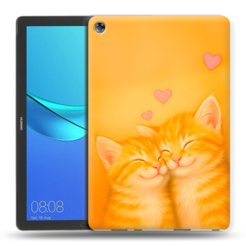 Силиконовый чехол на Huawei MediaPad M5 10.8 с принтом Милые котята Силиконовый чехол на Huawei MediaPad M5 10.8 с принтом Милые котята