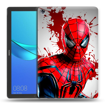 Силиконовый чехол на Huawei MediaPad M5 10.8 с принтом Spiderman Человек паук Силиконовый чехол на Huawei MediaPad M5 10.8 с принтом Spiderman Человек паук