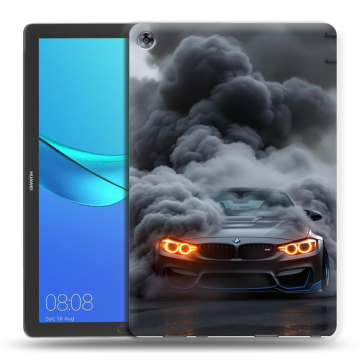 Силиконовый чехол на Huawei MediaPad M5 10.8 с принтом BMW БМВ