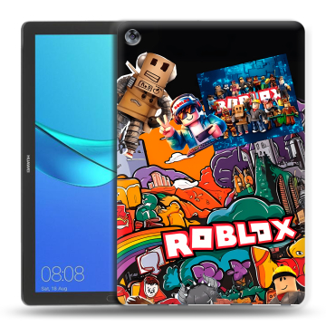 Силиконовый чехол на Huawei MediaPad M5 10.8 с принтом Roblox Роблокс Силиконовый чехол на Huawei MediaPad M5 10.8 с принтом Roblox Роблокс