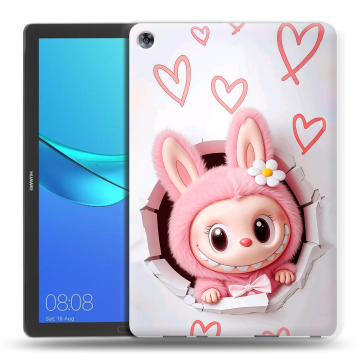 Силиконовый чехол на Huawei MediaPad M5 10.8 с принтом Labubu Лабубу