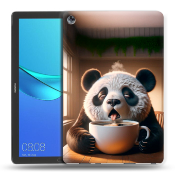 Силиконовый чехол на Huawei MediaPad M5 10.8 с принтом смешная панда Силиконовый чехол на Huawei MediaPad M5 10.8 с принтом смешная панда