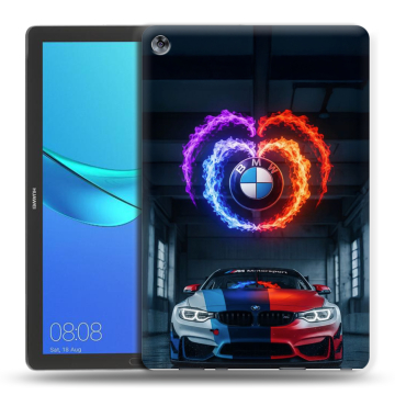 Силиконовый чехол на Huawei MediaPad M5 10.8 с принтом BMW БМВ Силиконовый чехол на Huawei MediaPad M5 10.8 с принтом BMW БМВ