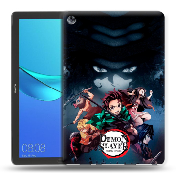 Силиконовый чехол на Huawei MediaPad M5 10.8 с принтом Demon Slayer Клинок рассекающий демонов Силиконовый чехол на Huawei MediaPad M5 10.8 с принтом Demon Slayer Клинок рассекающий демонов