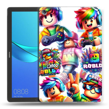 Силиконовый чехол на Huawei MediaPad M5 10.8 с принтом Roblox Роблокс Силиконовый чехол на Huawei MediaPad M5 10.8 с принтом Roblox Роблокс