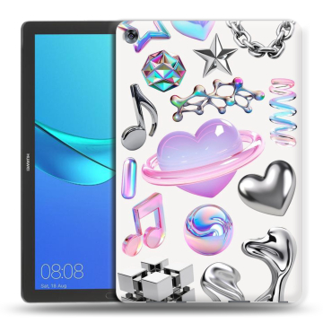 Силиконовый чехол на Huawei MediaPad M5 10.8 с принтом Y2K Силиконовый чехол на Huawei MediaPad M5 10.8 с принтом Y2K