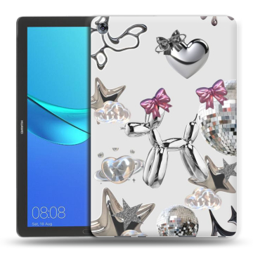 Силиконовый чехол на Huawei MediaPad M5 10.8 с принтом Y2K Силиконовый чехол на Huawei MediaPad M5 10.8 с принтом Y2K