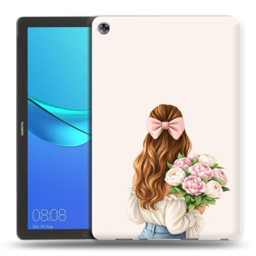 Силиконовый чехол на Huawei MediaPad M5 10.8 с принтом женский Силиконовый чехол на Huawei MediaPad M5 10.8 с принтом женский