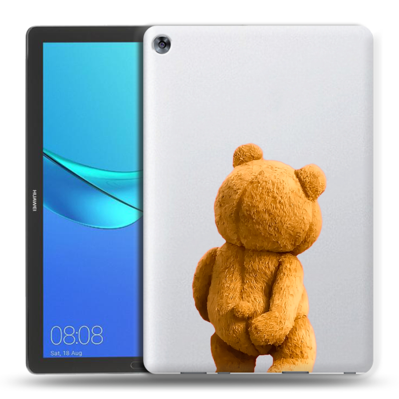 Силиконовый чехол на Huawei MediaPad M5 10.8 с принтом Медведь Силиконовый чехол на Huawei MediaPad M5 10.8 с принтом Медведь