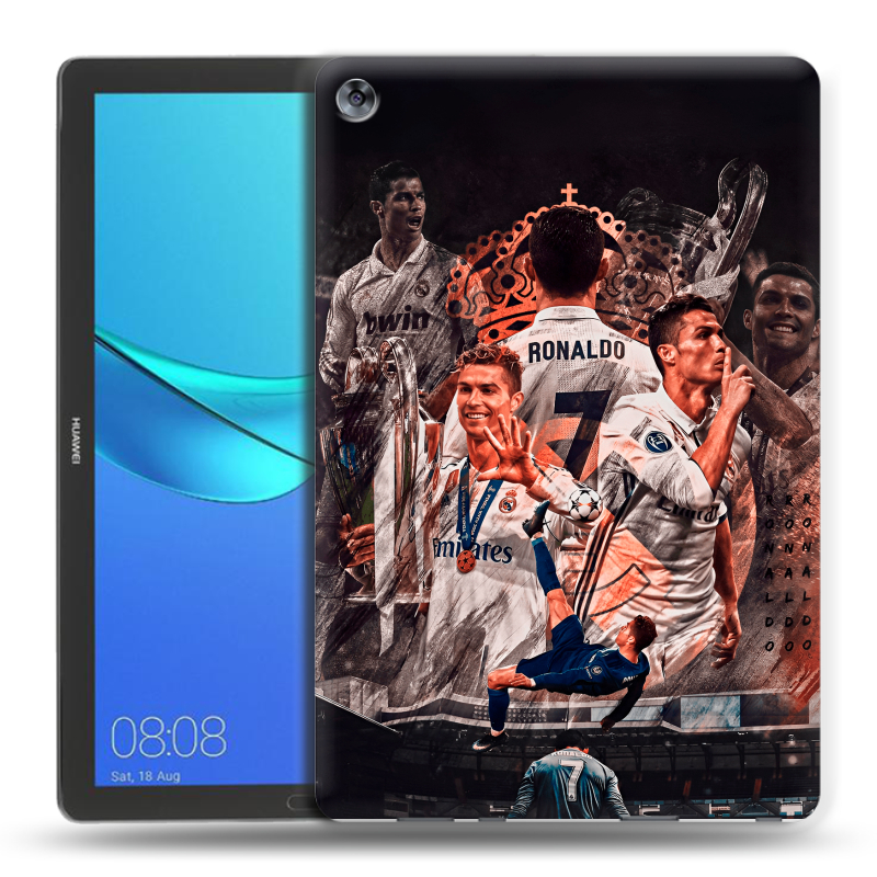 Силиконовый чехол на Huawei MediaPad M5 10.8 с принтом Реал Роналдо Real Ronaldo Силиконовый чехол на Huawei MediaPad M5 10.8 с принтом Реал Роналдо Real Ronaldo