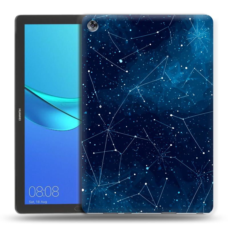 Силиконовый чехол на Huawei MediaPad M5 10.8 с принтом Космос звезды Силиконовый чехол на Huawei MediaPad M5 10.8 с принтом Космос звезды
