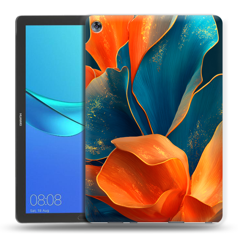 Силиконовый чехол на Huawei MediaPad M5 10.8 с принтом Цветы Силиконовый чехол на Huawei MediaPad M5 10.8 с принтом Цветы