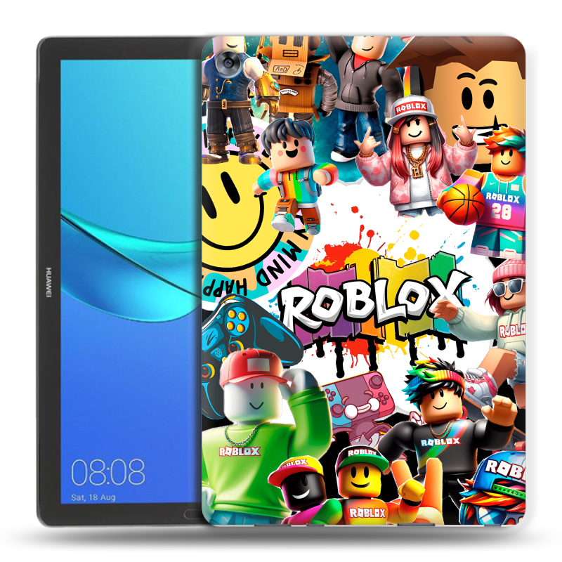 Силиконовый чехол на Huawei MediaPad M5 10.8 с принтом Roblox Роблокс Силиконовый чехол на Huawei MediaPad M5 10.8 с принтом Roblox Роблокс