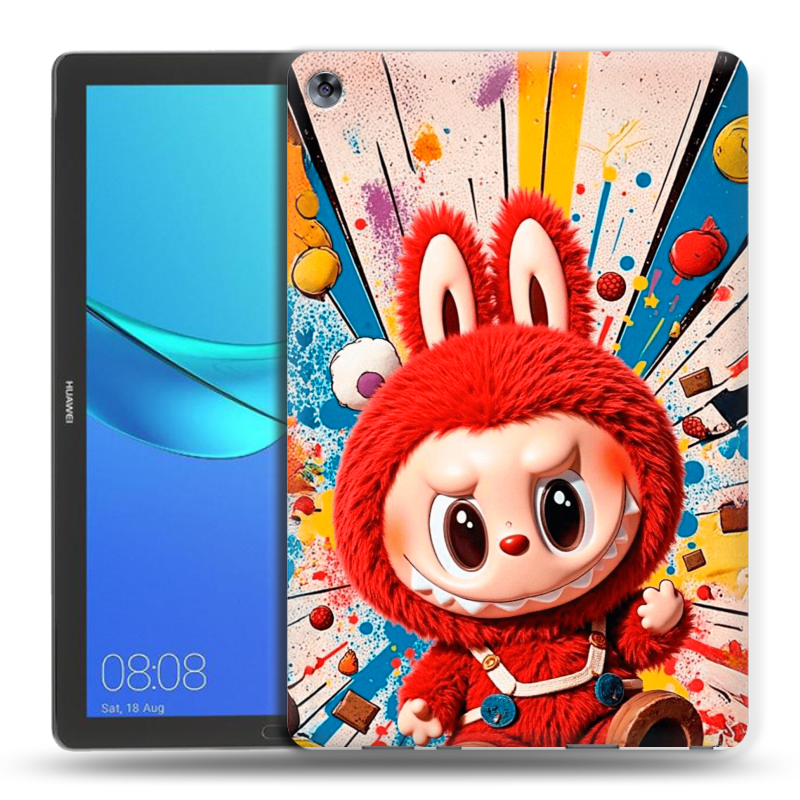 Силиконовый чехол на Huawei MediaPad M5 10.8 с принтом Labubu Лабубу Силиконовый чехол на Huawei MediaPad M5 10.8 с принтом Labubu Лабубу