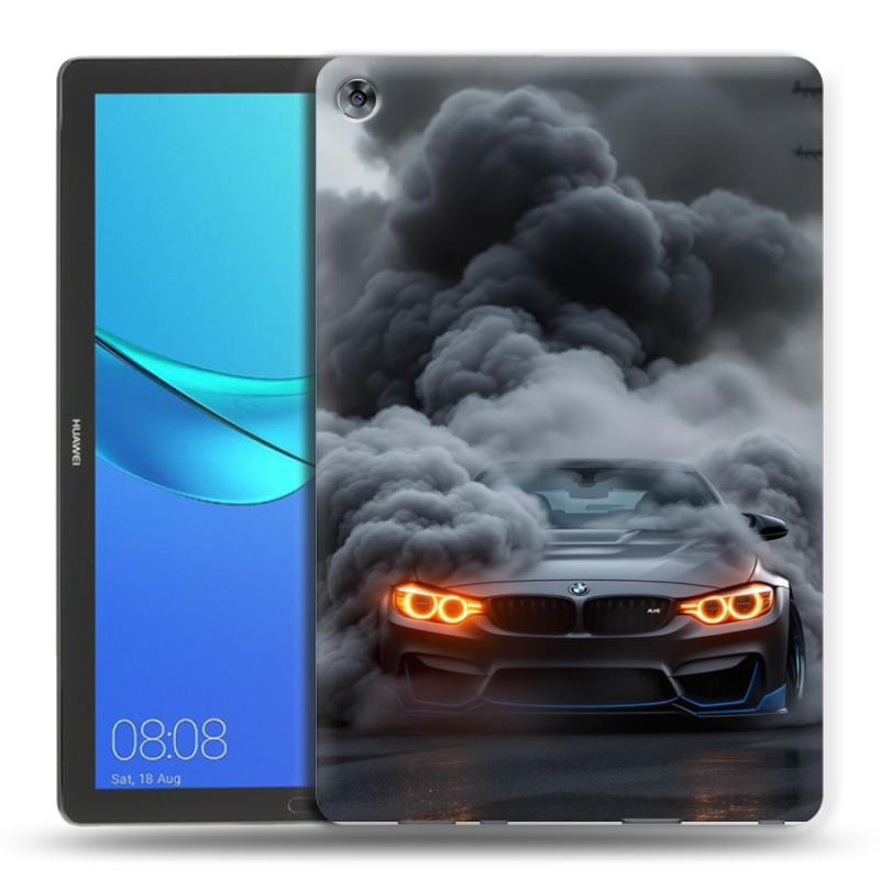 Силиконовый чехол на Huawei MediaPad M5 10.8 с принтом BMW БМВ Силиконовый чехол на Huawei MediaPad M5 10.8 с принтом BMW БМВ