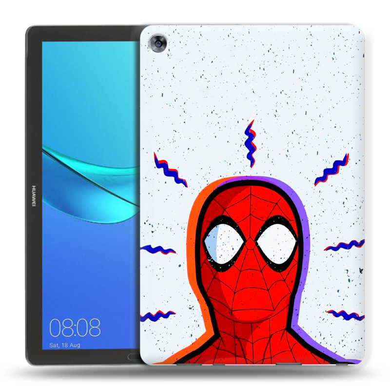 Силиконовый чехол на Huawei MediaPad M5 10.8 с принтом Spiderman Человек паук Силиконовый чехол на Huawei MediaPad M5 10.8 с принтом Spiderman Человек паук