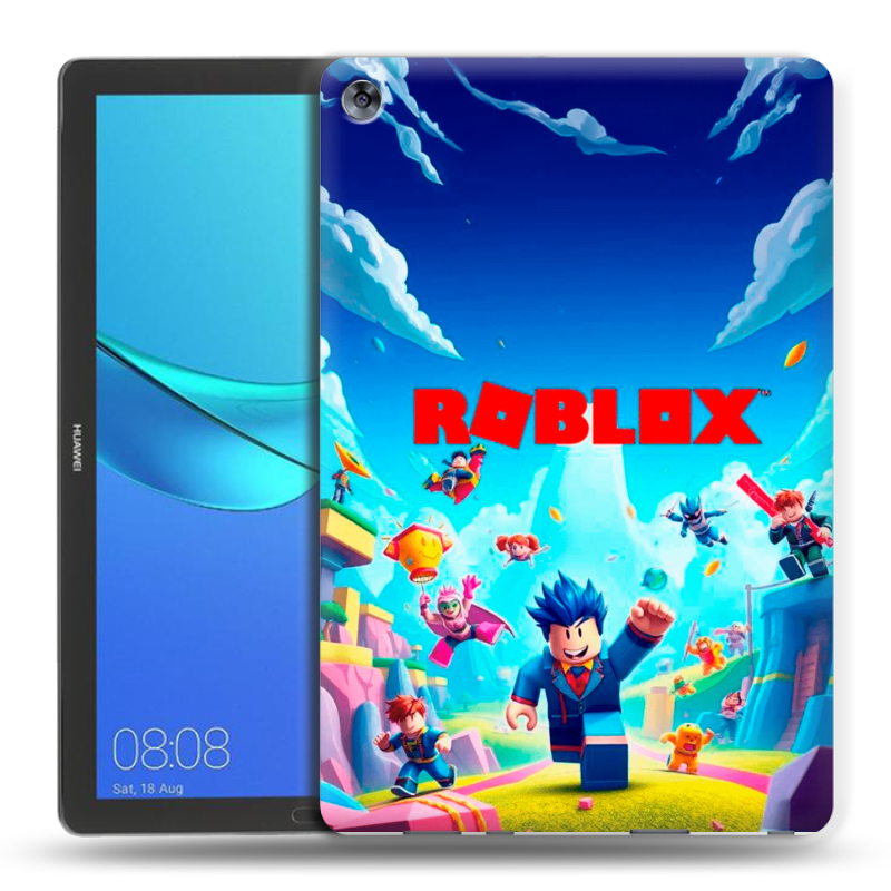 Силиконовый чехол на Huawei MediaPad M5 10.8 с принтом Roblox Роблокс Силиконовый чехол на Huawei MediaPad M5 10.8 с принтом Roblox Роблокс
