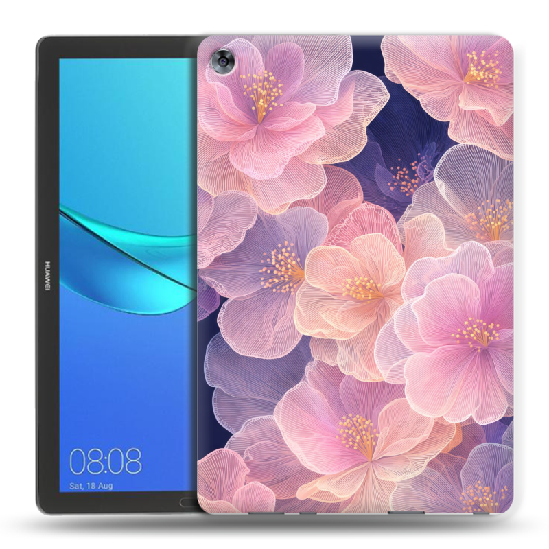 Силиконовый чехол на планшета Huawei MediaPad M5 10.8 с принтом женский Силиконовый чехол на планшета Huawei MediaPad M5 10.8 с принтом женский