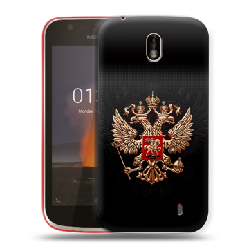 Пластиковый чехол на Nokia 1 с принтом Герб России Пластиковый чехол на Nokia 1 с принтом Герб России