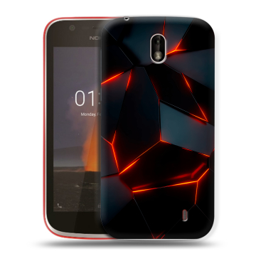 Пластиковый чехол на Nokia 1 с принтом Яркие абстракции Пластиковый чехол на Nokia 1 с принтом Яркие абстракции