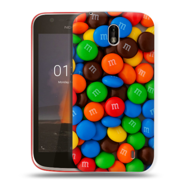 Пластиковый чехол на Nokia 1 с принтом Конфеты Пластиковый чехол на Nokia 1 с принтом Конфеты