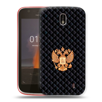 Пластиковый чехол на Nokia 1 с принтом Герб России принт