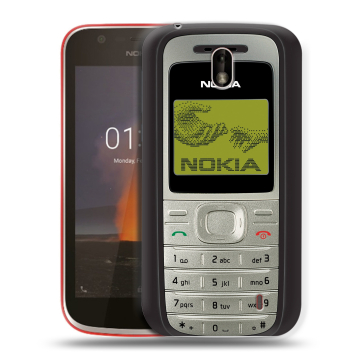 Пластиковый чехол на Nokia 1 с принтом Ретро Нокия Пластиковый чехол на Nokia 1 с принтом Ретро Нокия