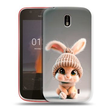 Пластиковый чехол на Nokia 1 с принтом Кролик