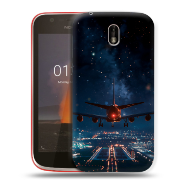 Пластиковый чехол на Nokia 1 с принтом самолет Пластиковый чехол на Nokia 1 с принтом самолет