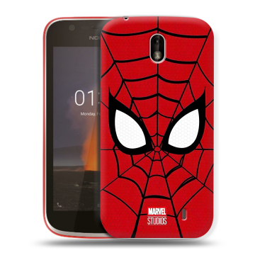 Пластиковый чехол на Nokia 1 с принтом человек паук spiderman