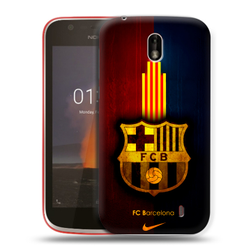 Пластиковый чехол на Nokia 1 с принтом Барселона Barcelona Пластиковый чехол на Nokia 1 с принтом Барселона Barcelona