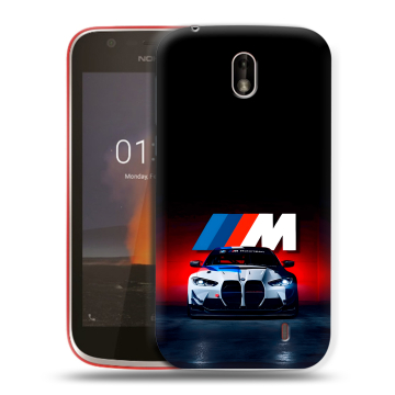 Пластиковый чехол на Nokia 1 с принтом БМВ BMW