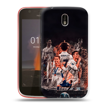 Пластиковый чехол на Nokia 1 с принтом Реал Роналдо Real Ronaldo Пластиковый чехол на Nokia 1 с принтом Реал Роналдо Real Ronaldo