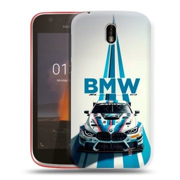 Пластиковый чехол на Nokia 1 с принтом БМВ BMW Пластиковый чехол на Nokia 1 с принтом БМВ BMW