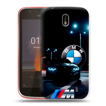 Пластиковый чехол на Nokia 1 с принтом БМВ BMW