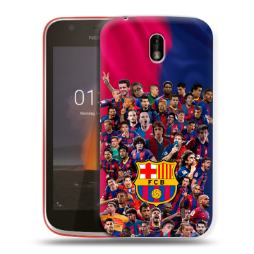 Пластиковый чехол на Nokia 1 с принтом Барселона Barcelona Пластиковый чехол на Nokia 1 с принтом Барселона Barcelona