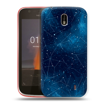 Пластиковый чехол на Nokia 1 с принтом Космос звезды