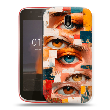 Пластиковый чехол на Nokia 1 с принтом Модный принт