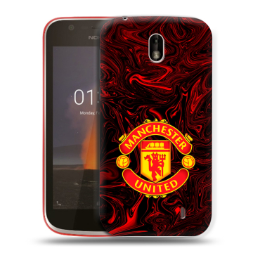 Пластиковый чехол на Nokia 1 с принтом Manchester United
