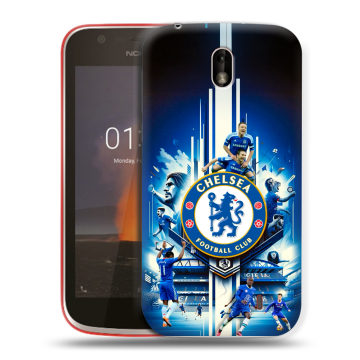 Пластиковый чехол на Nokia 1 с принтом Chelsea Челси