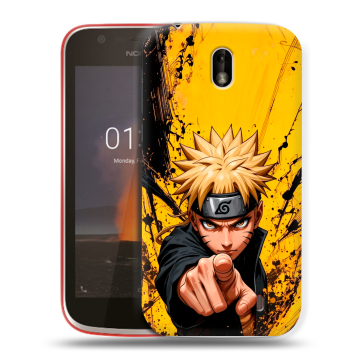 Пластиковый чехол на Nokia 1 с принтом Naruto Наруто Пластиковый чехол на Nokia 1 с принтом Naruto Наруто