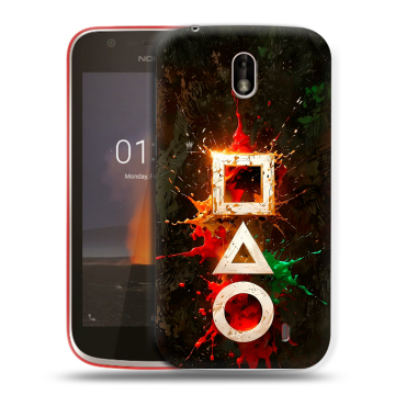 Пластиковый чехол на Nokia 1 с принтом Squid Game Игра кальмара Пластиковый чехол на Nokia 1 с принтом Squid Game Игра кальмара