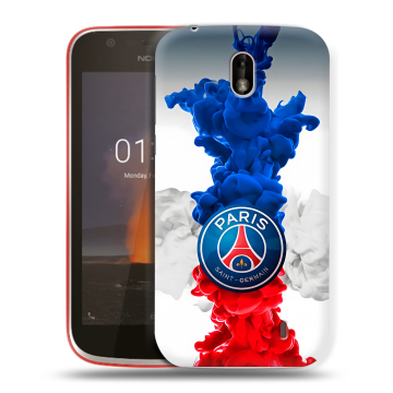 Пластиковый чехол на Nokia 1 с принтом PSG ПСЖ