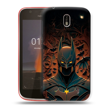 Пластиковый чехол на Nokia 1 с принтом Batman Бэтмен