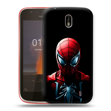 Пластиковый чехол на Nokia 1 с принтом Spiderman Человек паук Пластиковый чехол на Nokia 1 с принтом Spiderman Человек паук