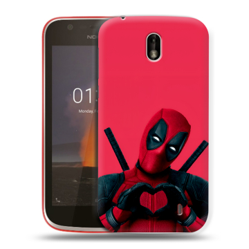 Пластиковый чехол на Nokia 1 с принтом Дедпул Deadpool Пластиковый чехол на Nokia 1 с принтом Дедпул Deadpool