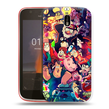 Пластиковый чехол на Nokia 1 с принтом Gravity Falls Гравити Фолз Пластиковый чехол на Nokia 1 с принтом Gravity Falls Гравити Фолз