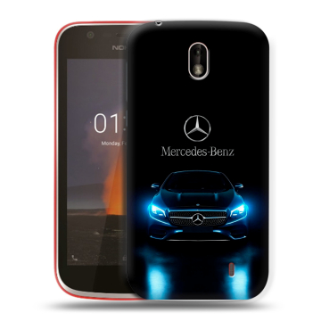 Пластиковый чехол на Nokia 1 с принтом Mercedes Мерседес Пластиковый чехол на Nokia 1 с принтом Mercedes Мерседес