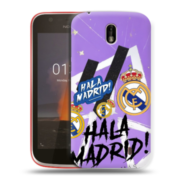 Пластиковый чехол на Nokia 1 с принтом Real Madrid Реал Мадрид Пластиковый чехол на Nokia 1 с принтом Real Madrid Реал Мадрид